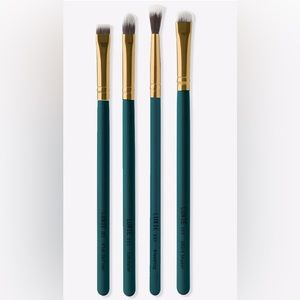 Luxie Enchanted Eye Set. A four-piece set of luxurious eye makeup brushes.